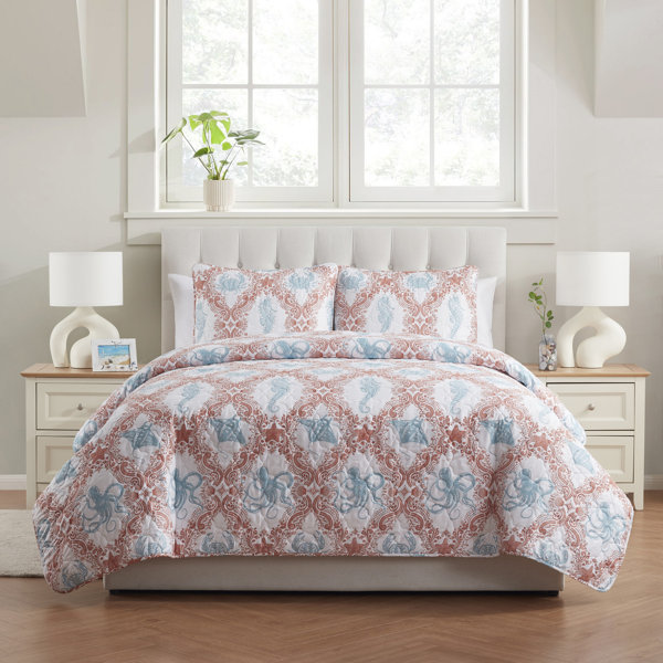 Highland Dunes Aleysha Polyester Sea Life Quilt Set - Wayfair Canada